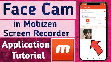How to Make Face Cam Screen recording Video in Mobizen Screen recorder app