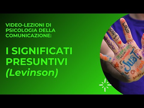 Video: Cos'è la teoria di Levinson?