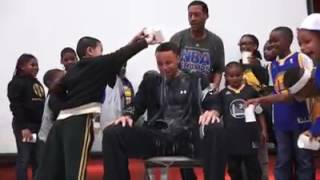 Stephen Curry ice bucket challenge