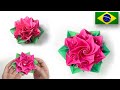 Como fazer uma INCRÍVEL ROSA ESPIRAL de papel! - Artesanato