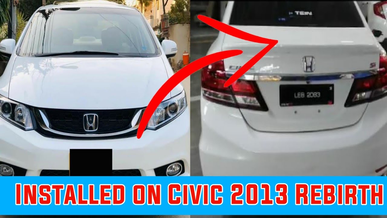 SI Conversion installed on Civic 2013 Rebirth by Team Carguru honda