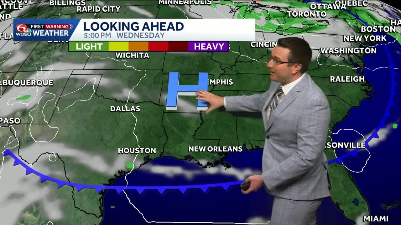 Tracking next cold front and rain chances - YouTube