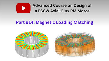 Magnetic loading matching in an axial flux pm motor (Part 14)