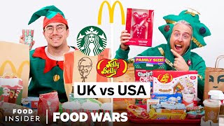 US vs UK Christmas Specials 2022 | Food Wars | Insider Food
