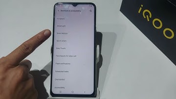 Double tap to screen on off in iqoo z6 | how to set double tap screen off in iqoo z6 ,z6 pro