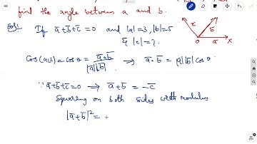 INTER MATHS 1(A)-PRODUCT OF VECTORS-Exercise 5(a) II Bit problems 1 to 5 on magnitude -class3