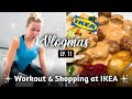 DAY OF EATING / Full Body Workout & IKEA shopping // VLOGMAS EP 11