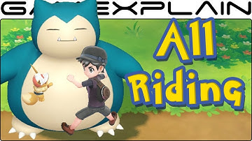 All 18 Rideable Pokémon in Pokémon Let