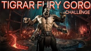MORTAL KOMBAT X MOBILE:Tigrar Fury Goro Challenge(Hard)