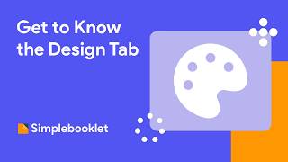 Get to Know the Design Tab in Simplebooklet