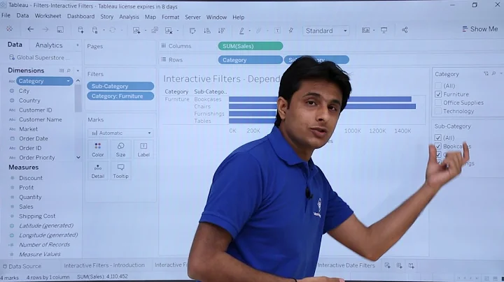 Tableau - Adv Interactive Filters