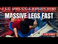 Massive Leg workout 🦵🥵 | No Compromise With Legs 🔥