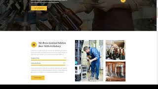 Heisberg - Craft Beer and Brewery Elementor Template Kit craft beer beer house screenshot 2