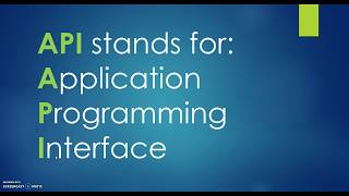 API Presentation