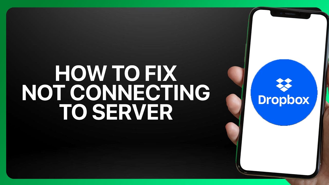 How To Fix Dropbox Not Connecting to Server in Dropbox 2025! Tutorial