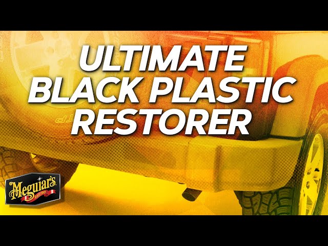 Ultimate Black Plastic Restorer Aerosol Meguiars