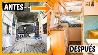 Mira el cambio radical de esta furgoneta camper de 35 años VAN CONVERSION Camperización COMPLETA