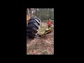 Mounting a Skidder Tire... With the Loader!! Tigercat Logging Woods