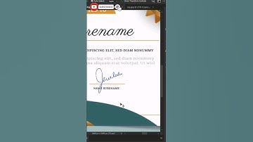 Digital Signature - Short Photoshop tutorial