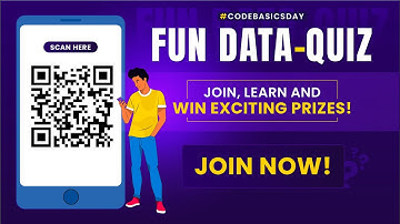 Join the live fun data quiz & win exciting prizes:)