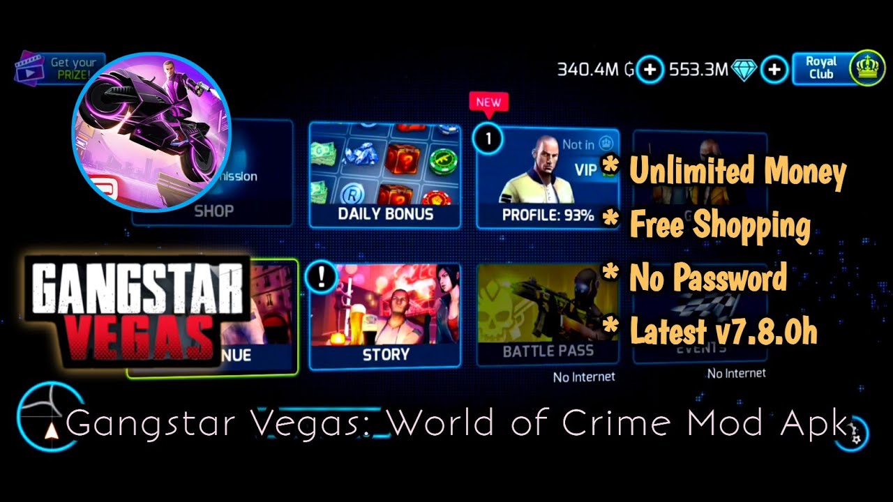 Gangstar Vegas World of Crime Mod Apk Link Unlimited Money