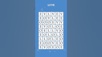 Where is the word? Can you finish this Word Search Puzzle game? #LOVE #269