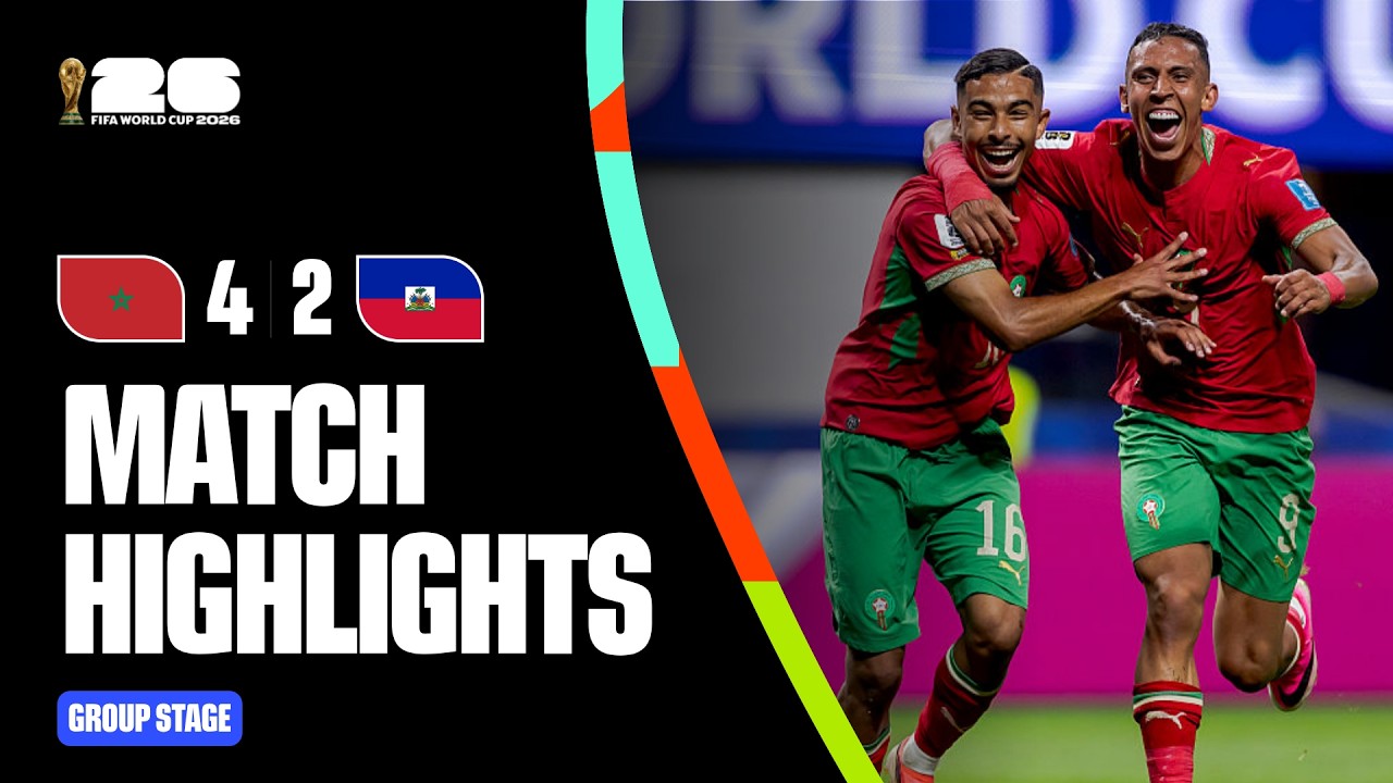 Resumen: Highlights | Morocco 4-2 Haiti | FIFA World Cup 2026™