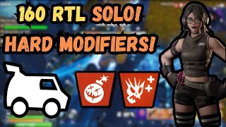 HOW TO SOLO 160 RIDE THE LIGHTNING w/ Hard Modifiers! Objective Defense Build! - Fortnite STW screenshot 2
