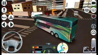 Coach bus simulator#21 dangerous rides 😅😂 android iOS gameplay walkthrough