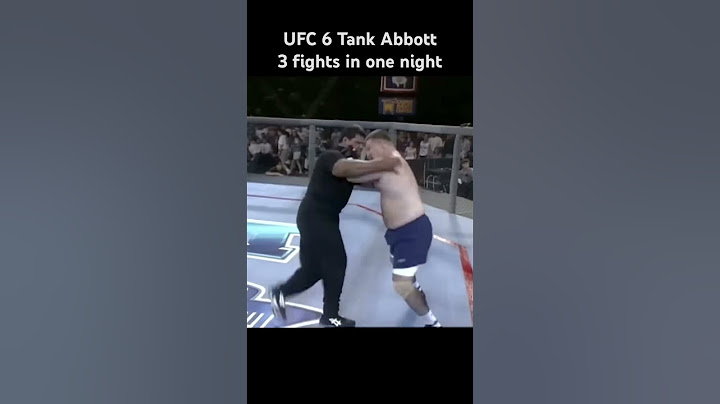 Tank Abbott 8 man tournament, UFC 6 #tankabbott