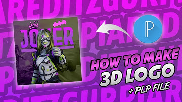 How To Make Bgmi/ Pubg Joker 3d Logo| Joker 3d Logo Plp File | gurpiar Editz