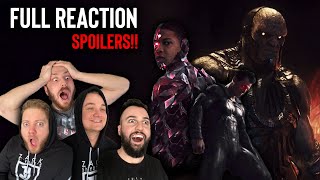 Zack Snyder's Justice League FULL MOVIE REACTION!! (SPOILERS)