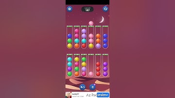 Game:Ball Sort iq Puzzle Level 187 Solution ✌️