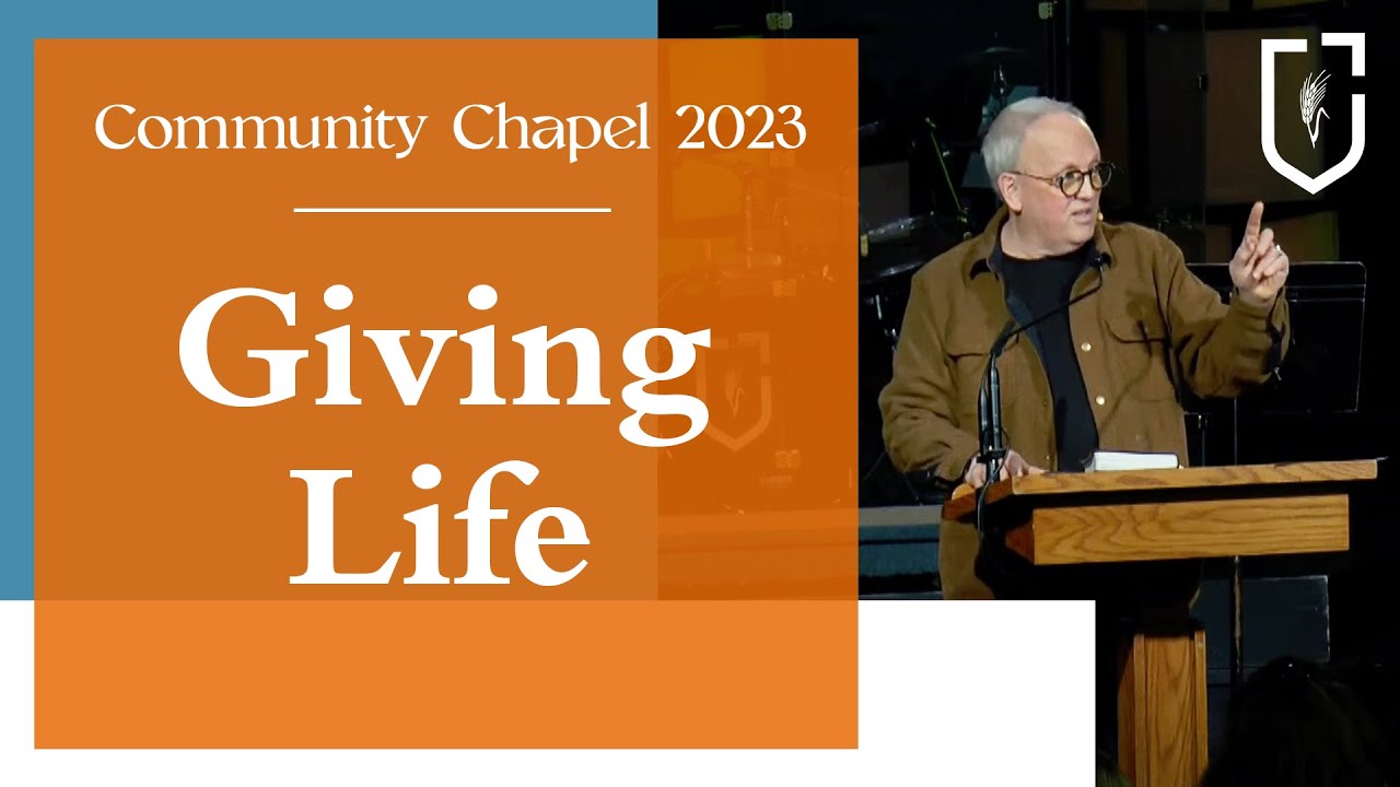 Giving Life Dr. Mark Jonah Community Chapel YouTube