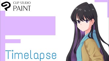 [Timelapse] Komi Shouko (Clip Studio Paint)