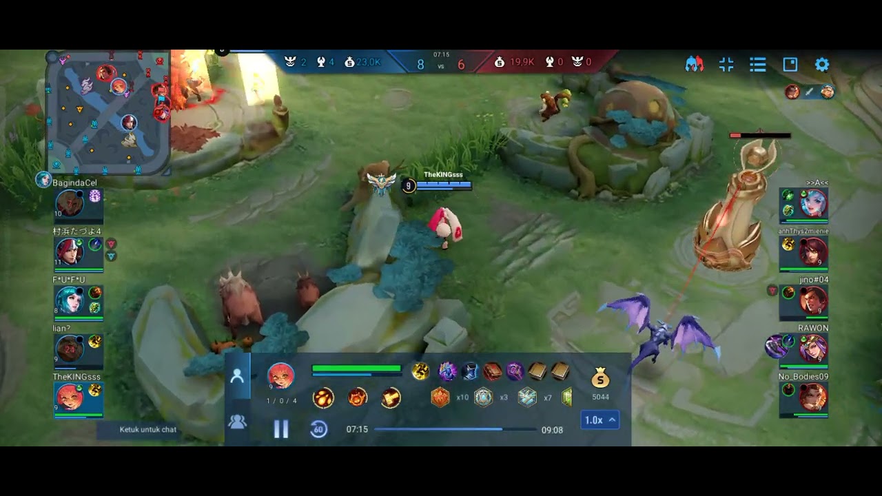 Gameplay Arcana 16 kills solo carry wins. #honorofking 