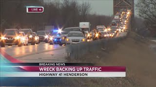 Traffic Alert: Southbound US 41 backed up due to accident near Twin Bridges
