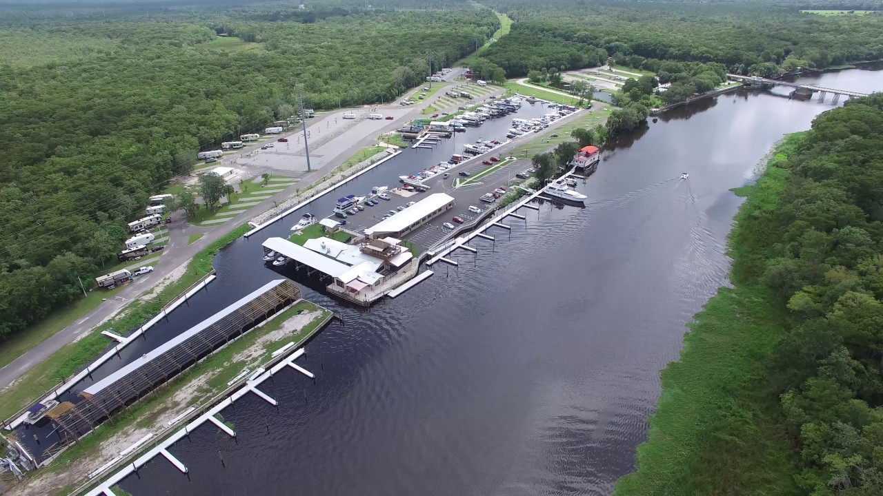 St. Johns Marina Deland, FL Aerial Video YouTube