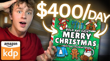 How to Make $457/Day Selling AI Coloring Books (AI Tool + Christmas Amazon KDP Niche)