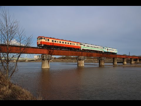 2025年4月22日㈫ ツートンさん!! 厚真川を渡るキハ40の普通列車を３本！