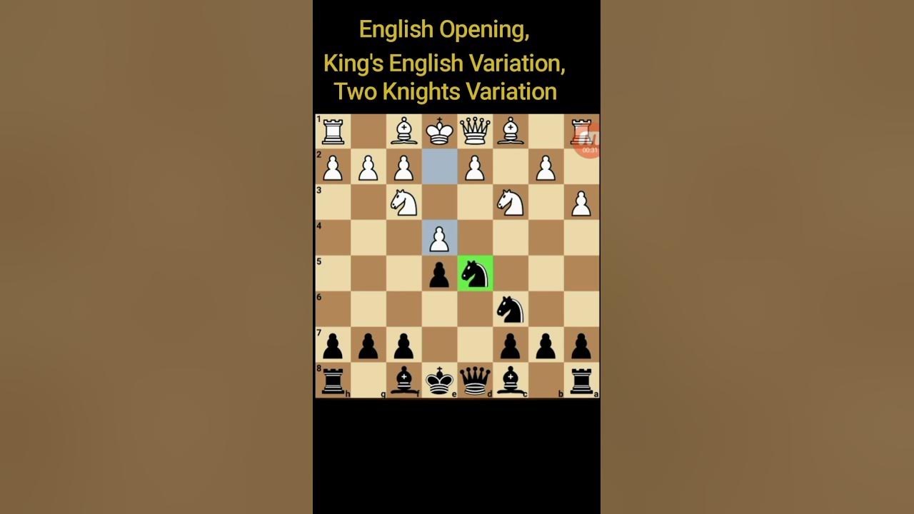 Easy to learn Master opening - The English - King's English variation 