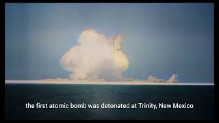 The First Atomic Bomb Test in Trinity, New Mexico | The Day The World Changed☢️