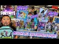 HUNTING FOR NEW TOYS AT GAMESTOP! BUYING EVERY NEW FORTNITE COLLECTIBLE INSIDE GAMESTOP!! HUGE HAUL!