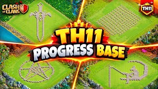 TH11 Progress Base | Best Town Hall 11 Progress Base Layout | Clash of Clans