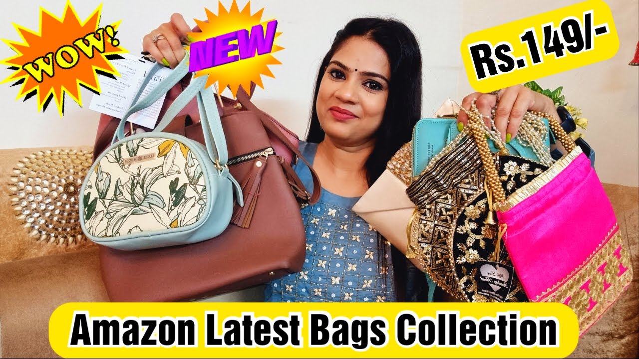 💖Amazon Latest Bags Starting Rs 140 Amazon HandBags/Sling Bag/Cluthes