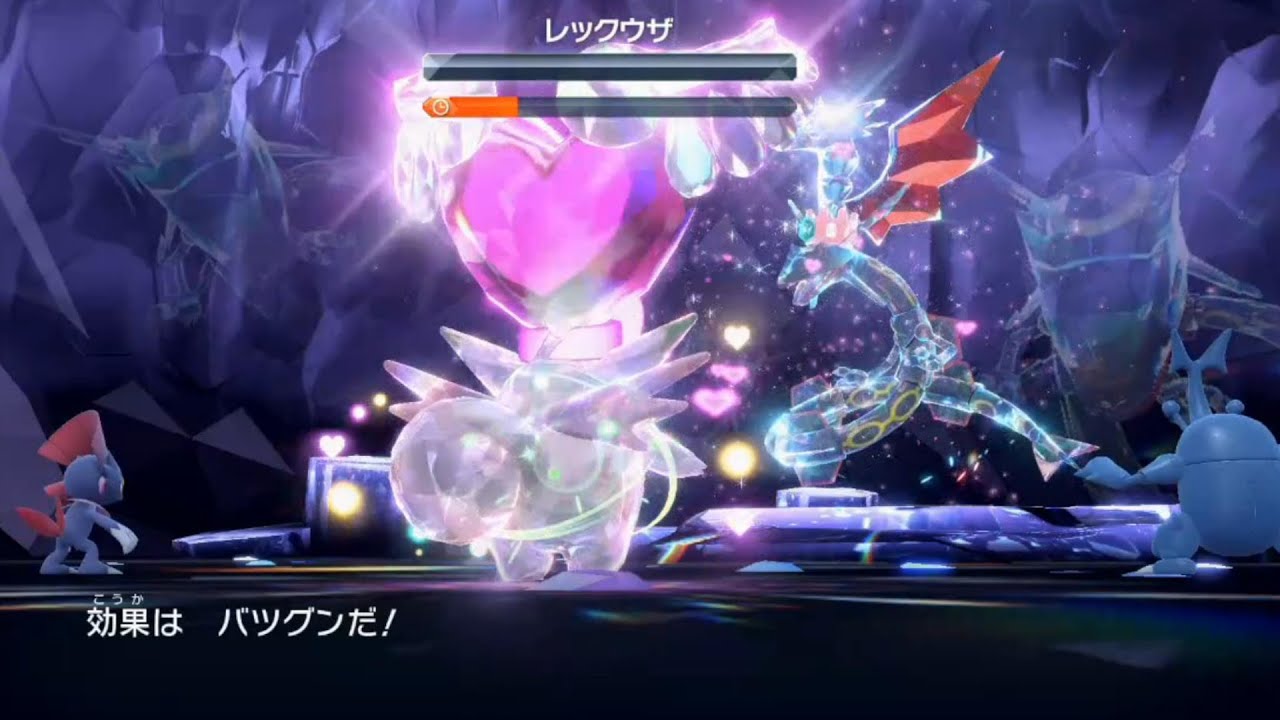 海外限定 !! 】色違い レックウザ ポケモン 金属製 ピンバッジ