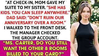 My Parents Gave My Hotel Suite to My Sister—Then the Manager Asked If I Still Wanted to Pay for...