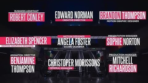 Title Lower Third After Effects Templates