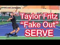 Watch fritz fake out alcaraz on this serve tennis technique explained