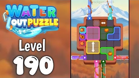 Water Out Puzzle Level 190 Walkthrough